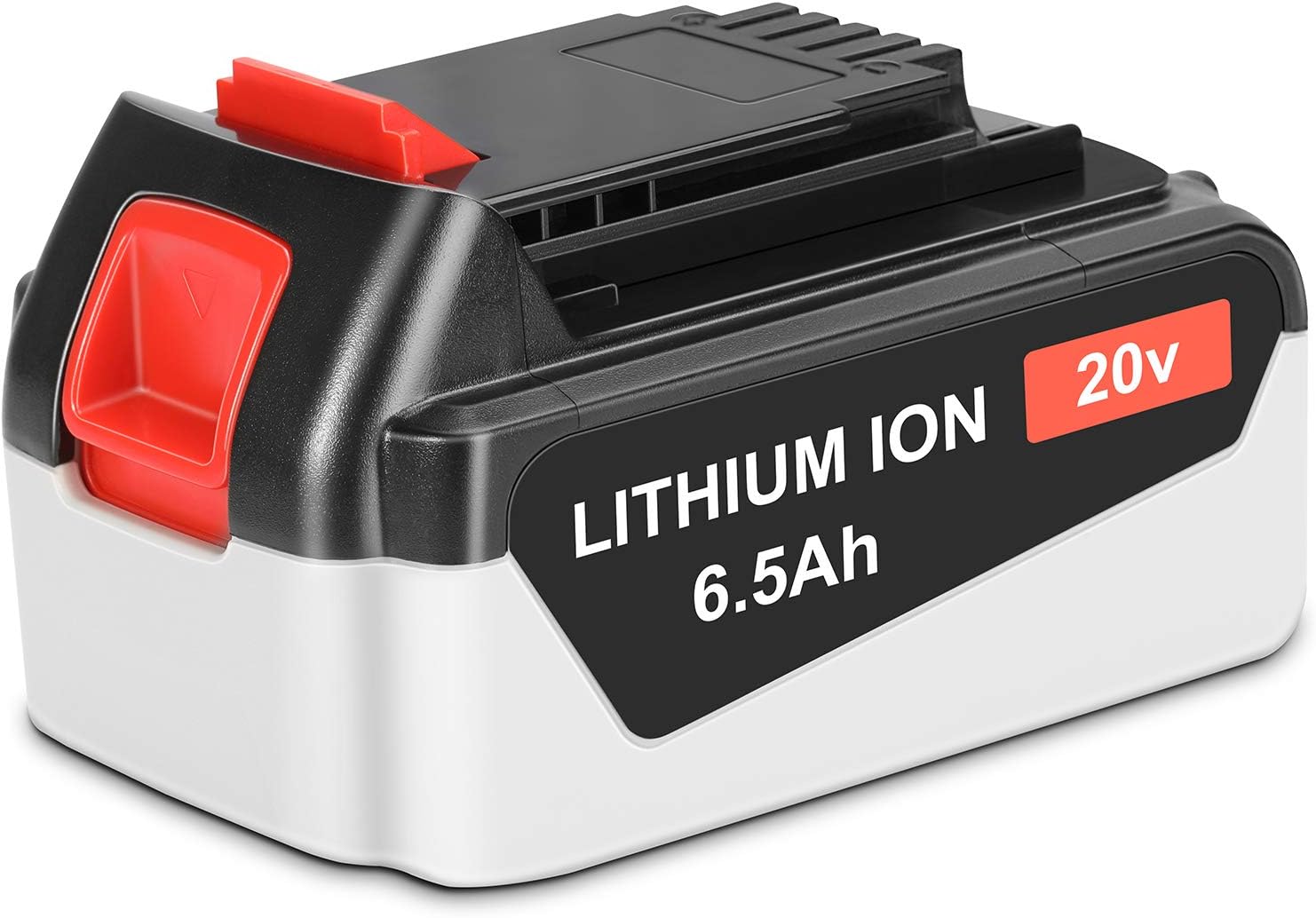 KUNLUN 6.5Ah 20-Volt LB2X4020 Replacement Battery Compatible for Black and Decker 20V Lithium Battery MAX LBXR20 LB20 LBX20 LBXR2020-OPE LBXR20B-2 LBX4020 LST220