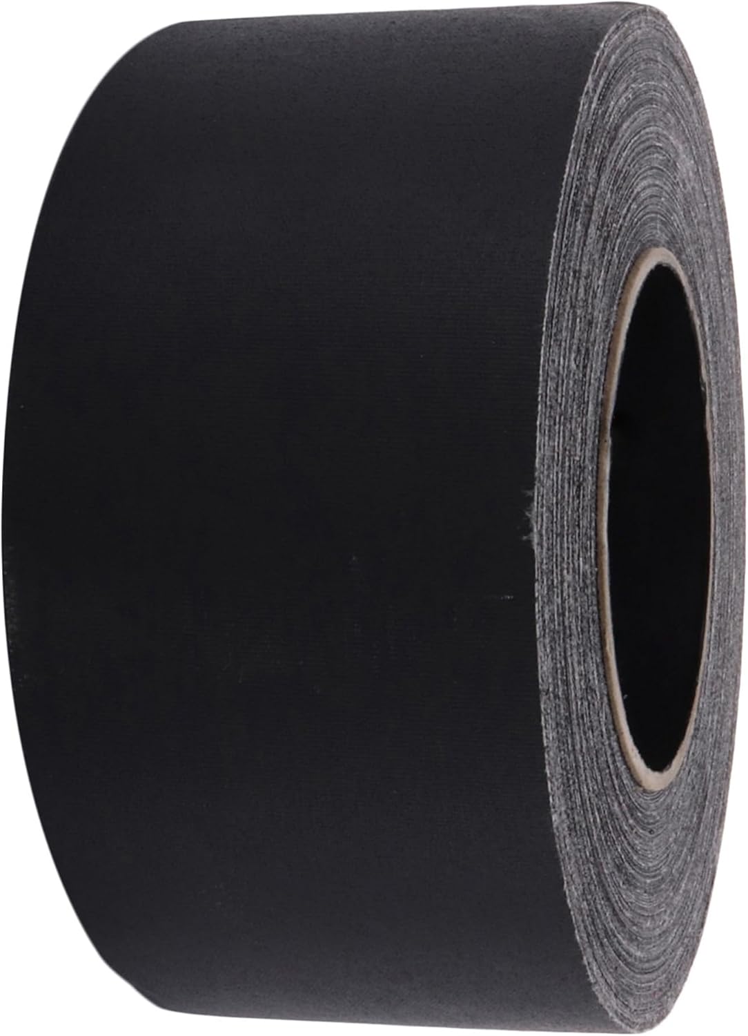 Brixwell Matte Black Gaffer Tape 2 Inch x 55 Yards Heavy Duty Fabric Tape No Residue Non Reflective Gaff Tape Professional Grade for Cable Management Stage and Photography Use Made in USA - 48 Rolls