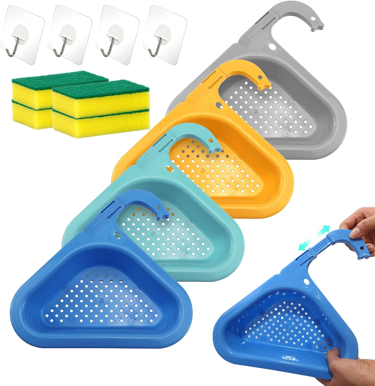Sink Swan Drain Basket, Adjustable Kitchen Sink Drain