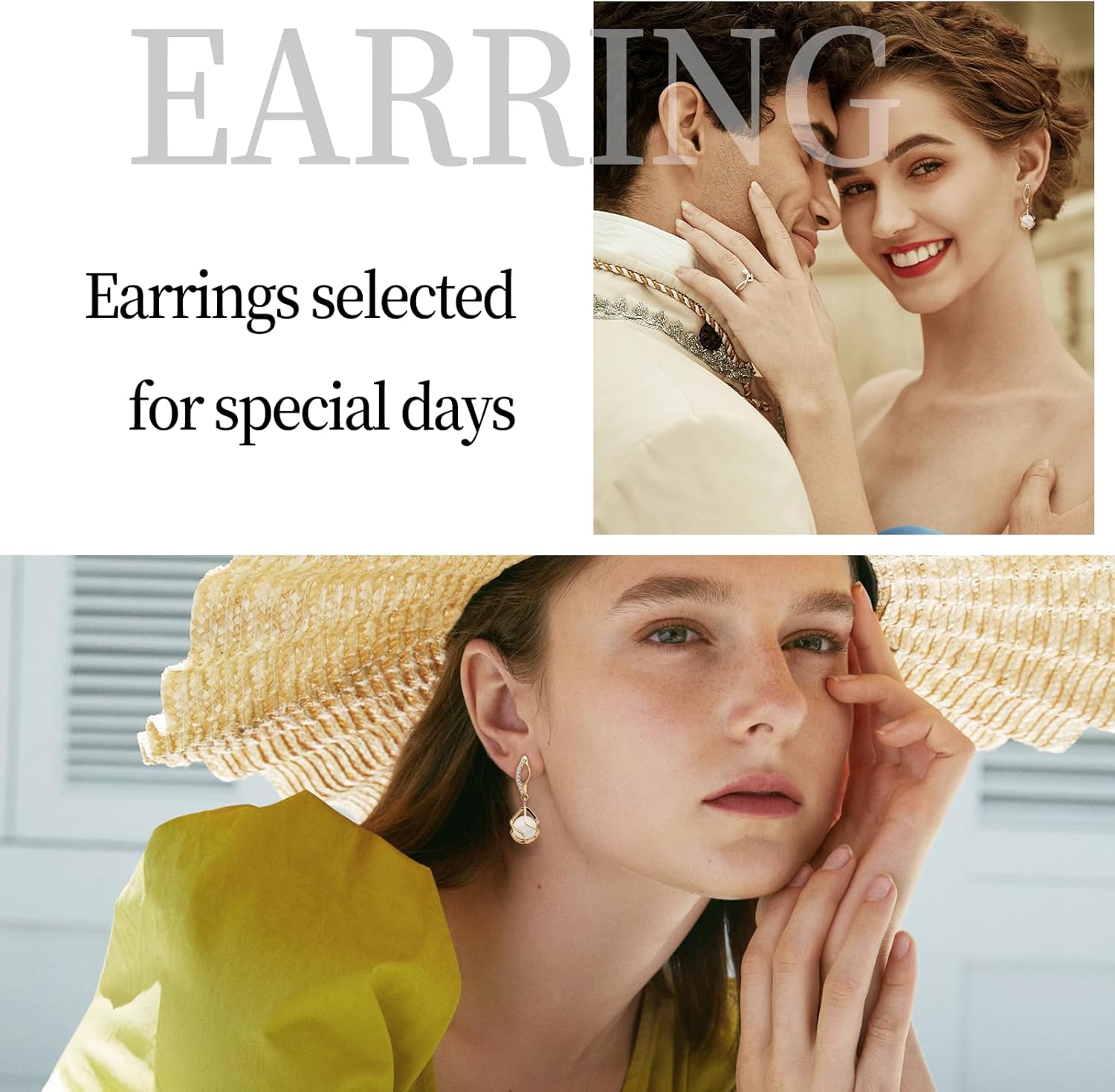 Gold/silver plated earrings - Image 3