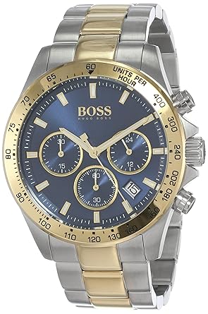 boss watch blue face