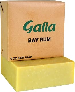 Galia, Bay Rum Soap - With Natural Scrub Exfoliation - Handmade in U.S.A - 5 OZ