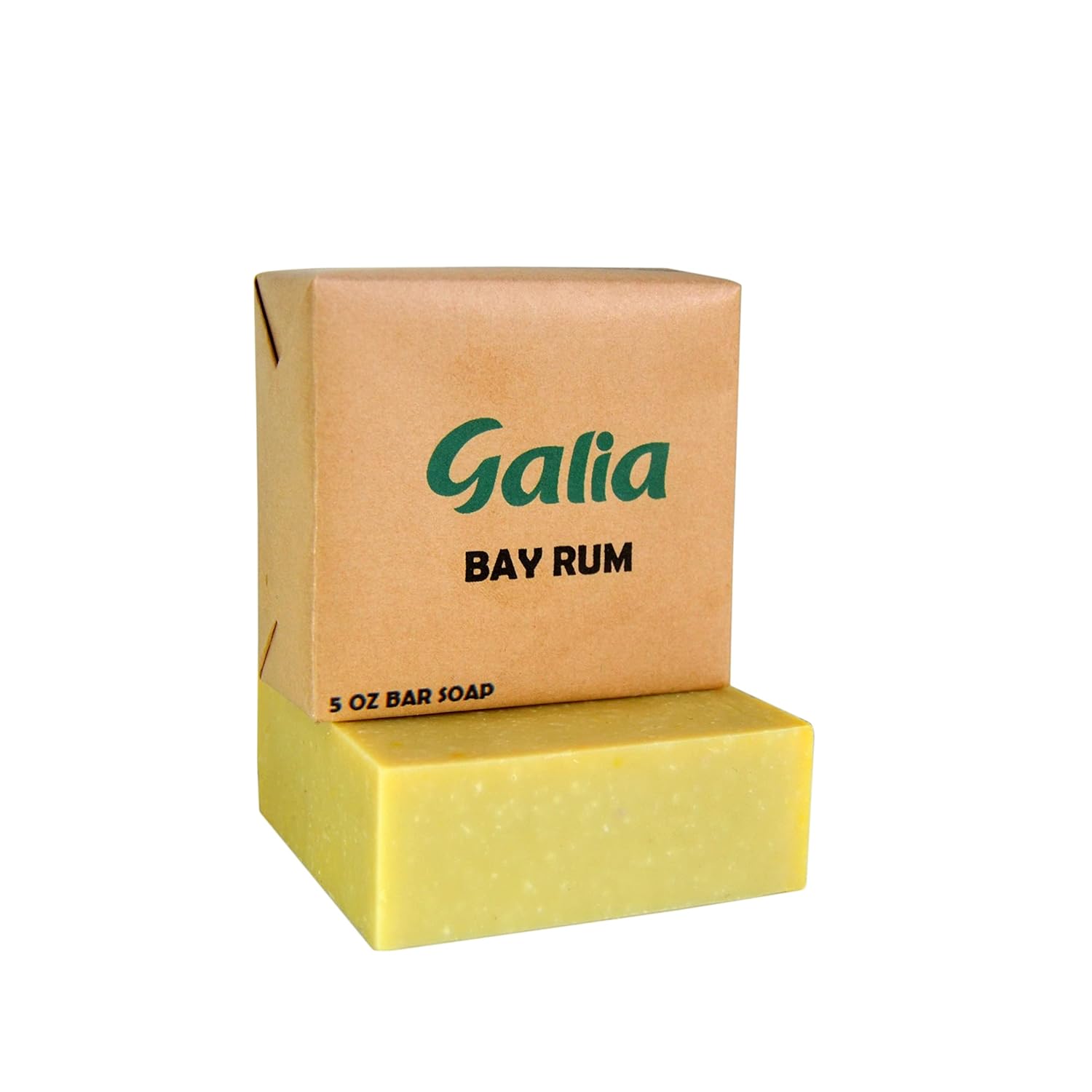 Galia Bay Rum Soap - With Natural Scrub Exfoliation - Handmade in U S A - 5 OZ