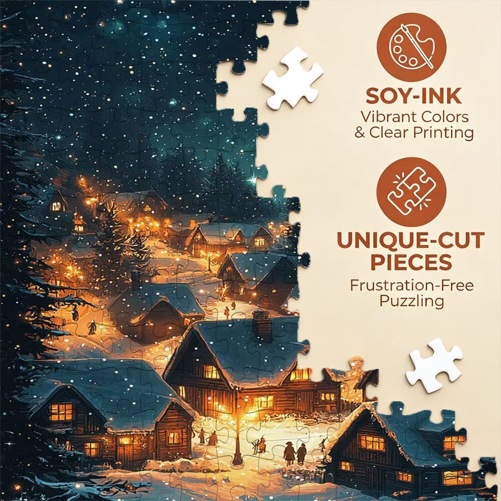 Puzzle 4000 Pezzi, Stelle Neve 3D Puzzle per Adulti Impegnativo, Educa Puzzles Artistico, Divertente E Stimolante Puzzles Decorativo per La Famiglia, Regalo e Decorazione Pareti DX0YL6-966