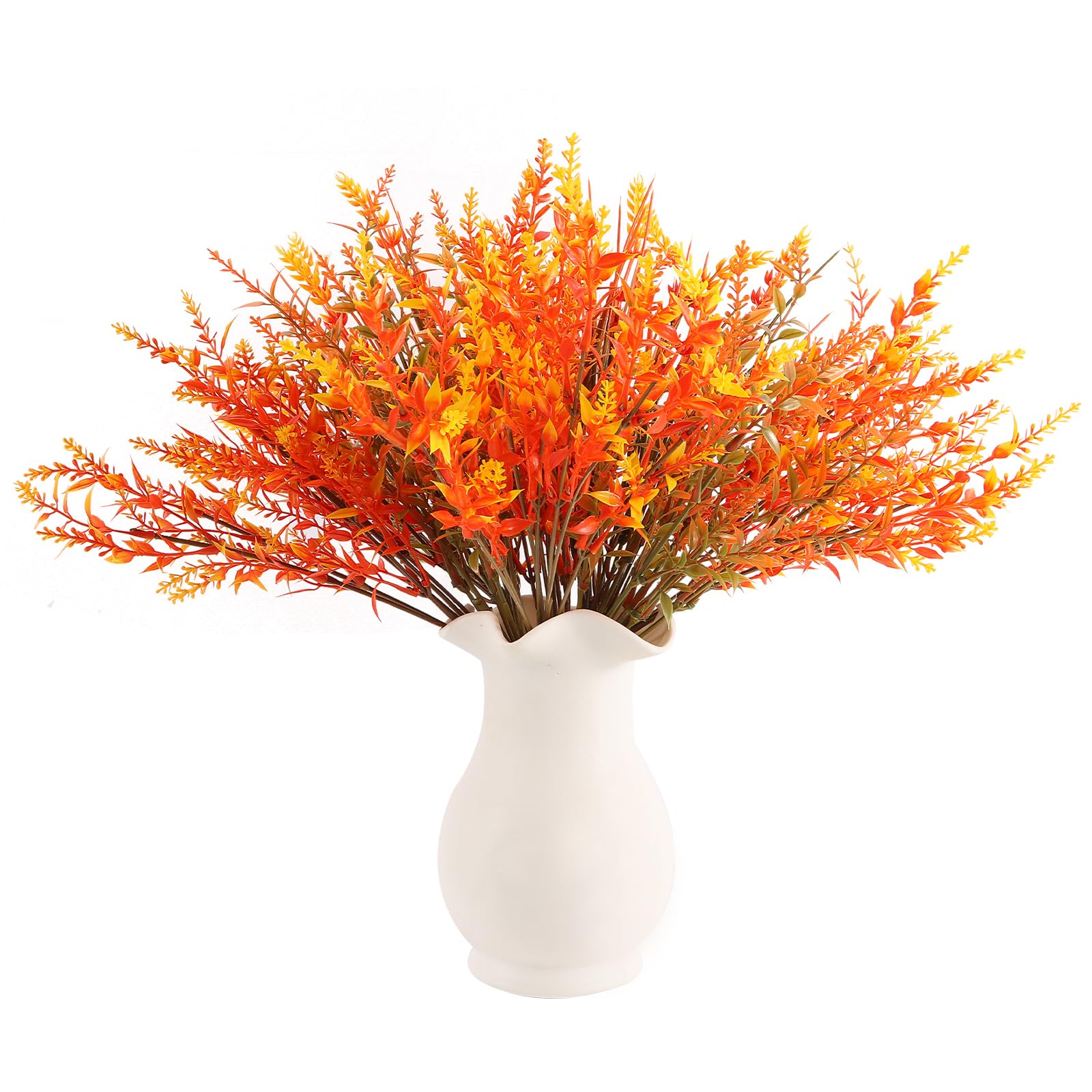 msymsyu 8 Pcs Artificial Flowers for Outdoor 36cm Fake Outdoor Flowers Three Styles Artificial flower Imitation Flowers for Outdoors Suitable for Interior Decoration Parties Living Room Office Wedding