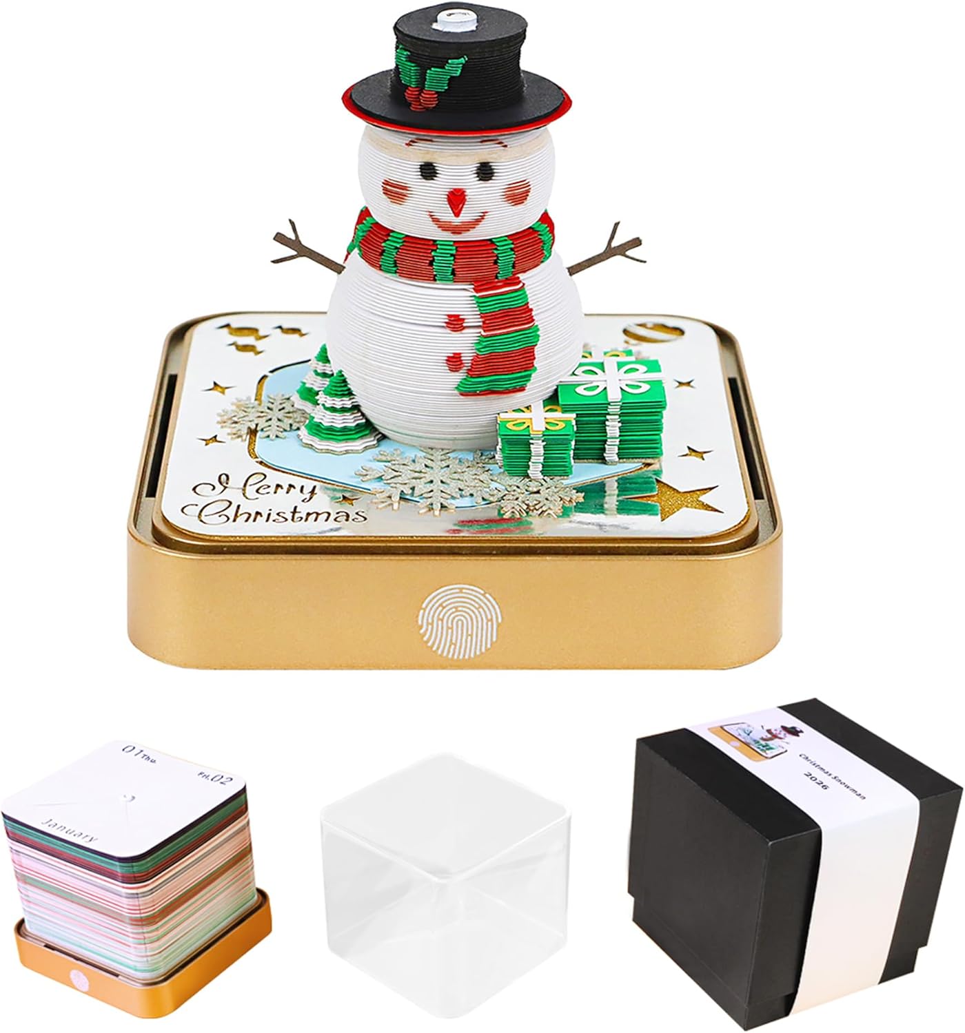 MACTANO 3D Art Calendar Memo Pad 2026