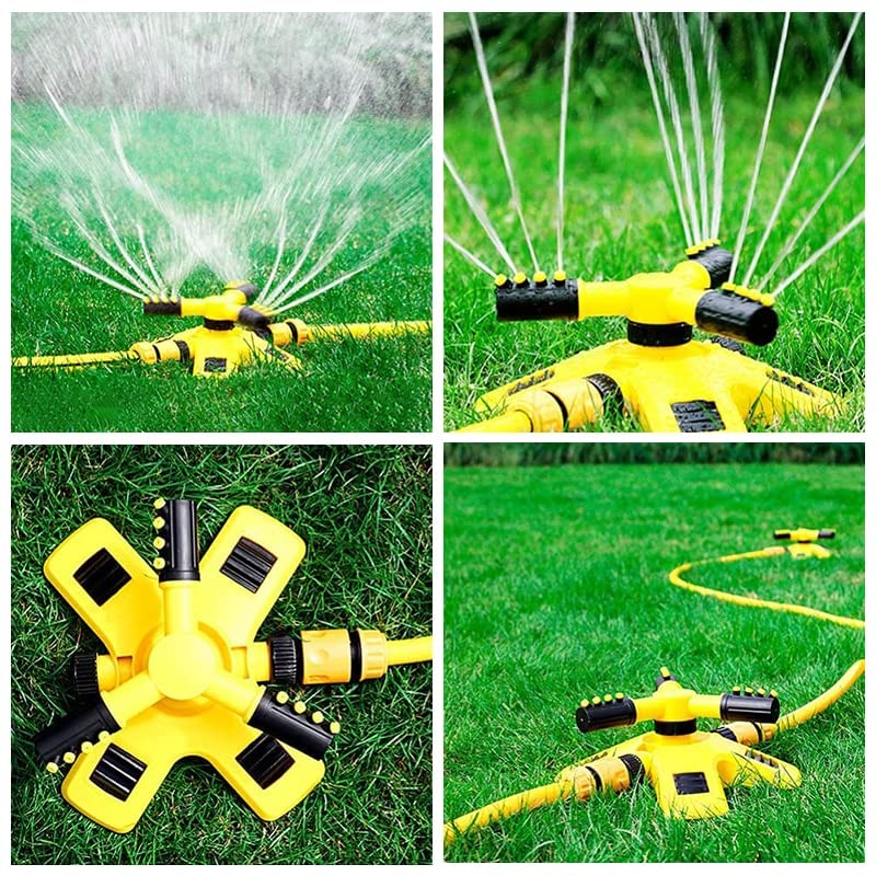 Dysza do nawadniania 360 Graden Roterende Tuin Gazon Sprinkler Automatische Bijgewerkte Yard Sprinkler Systeem Groot Gebied Dekking Water Irrigatie Sproeier