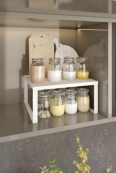 Metal Dolap I i Raf D zenleyici B y k Boy Beyaz Tezgah  st  D zenleyici Tamam  Metal Organizer