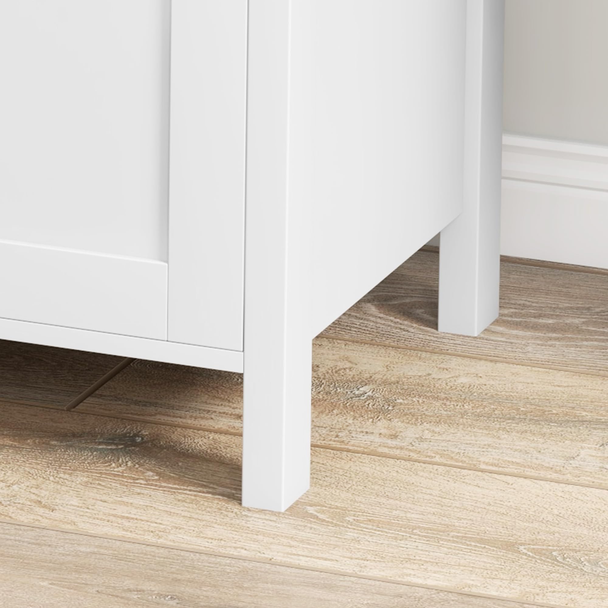 HOMCOM Cajonera de Oficina Mueble Archivador con 2 Cajones 2 Barras para Colgar 2 Llaves y Cerradura para Papel Tamaño A4 para Estudio Sala de Estar 79x40x72 cm Roble y Blanco