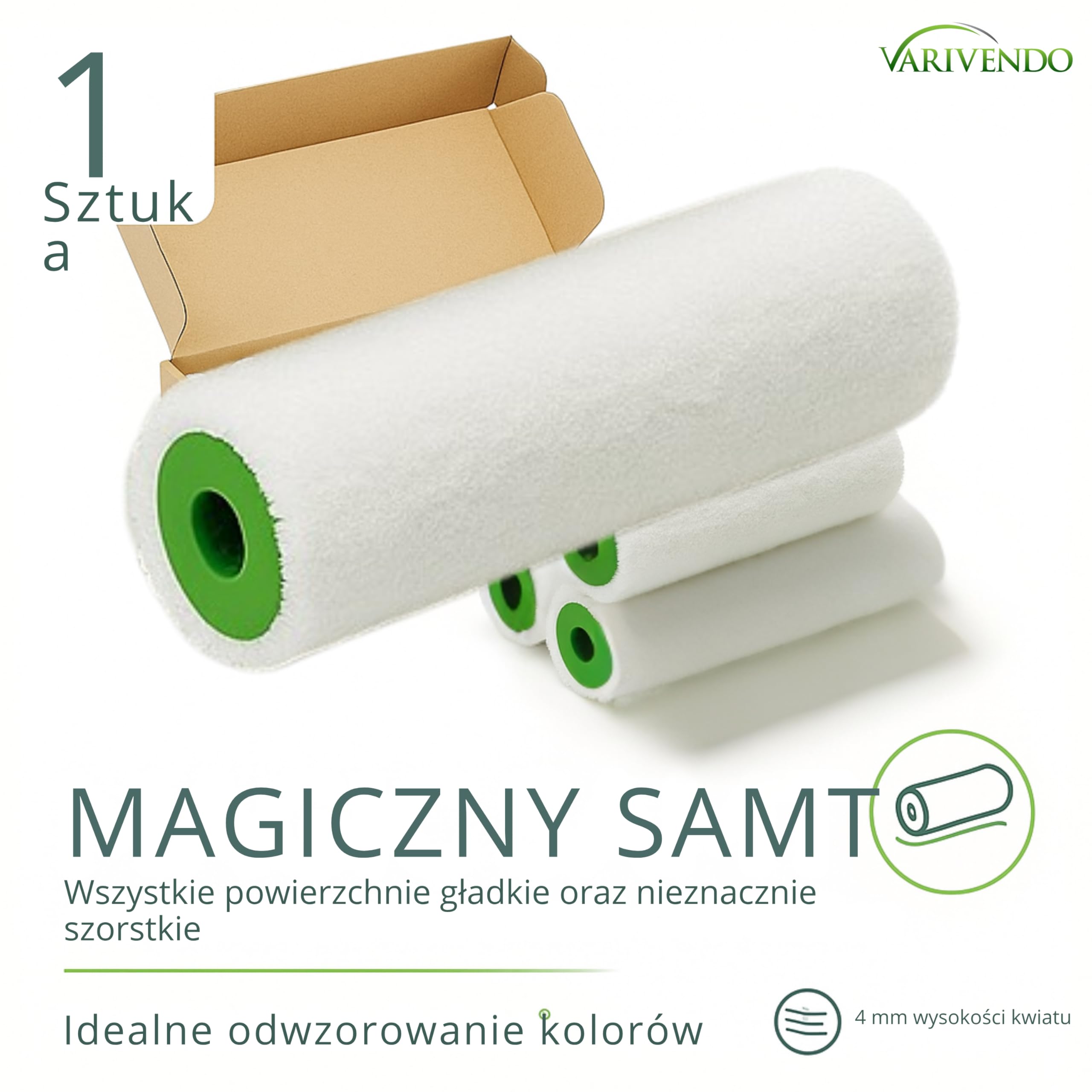Rolki zastępcze Magic Samt 10 cm
