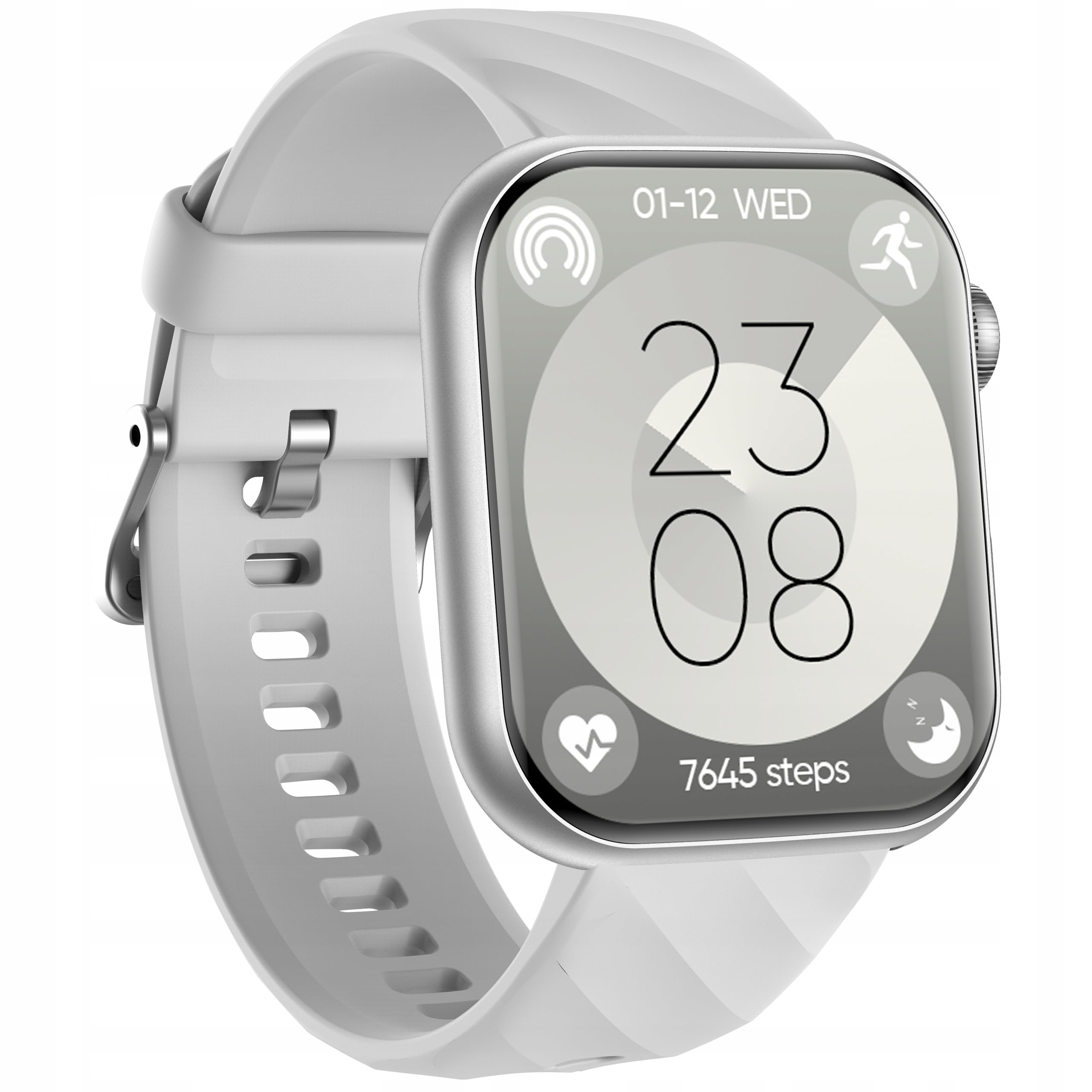 SMARTWATCH DLA SENIORA ZEGAREK TĘTNO CIŚNIENIE EKG TLEN BMI HRV MENU PL