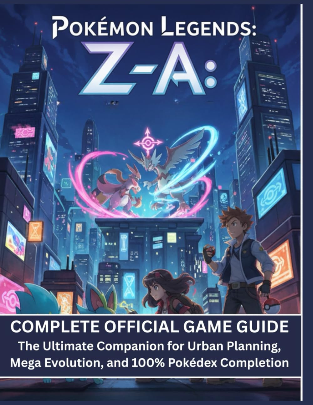 POKÉMON LEGENDS: Z-A: COMPLETE OFFICIAL GAME GUIDE: The Ultimate Companion for Urban Planning, Mega Evolution, and 100% Pokédex Completion