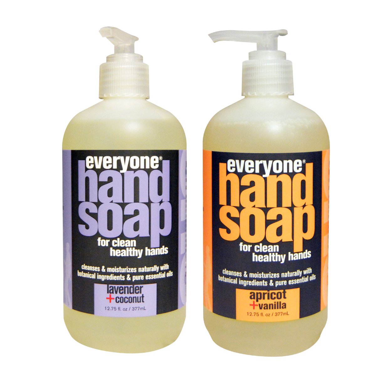 Everyone Botanical Hand Soap Bundle - Lavender Coconut & Apricot Vanilla