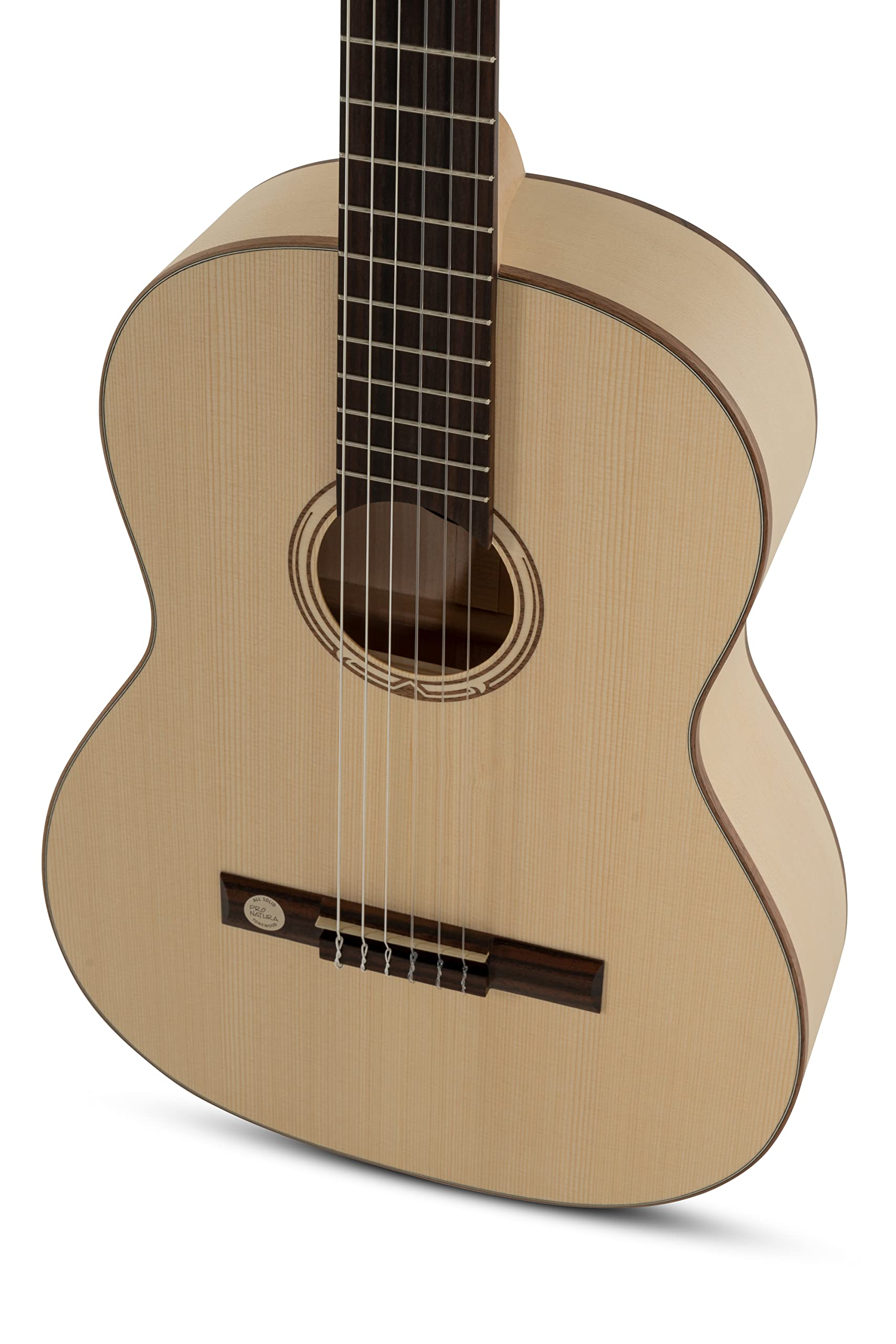 GEWA chitarra da concerto, chitarra classica Pro Natura Gold - misura 4/4 - tavola armonica in abete massello - fondo/fasce in acero massello - colore naturale - satinata