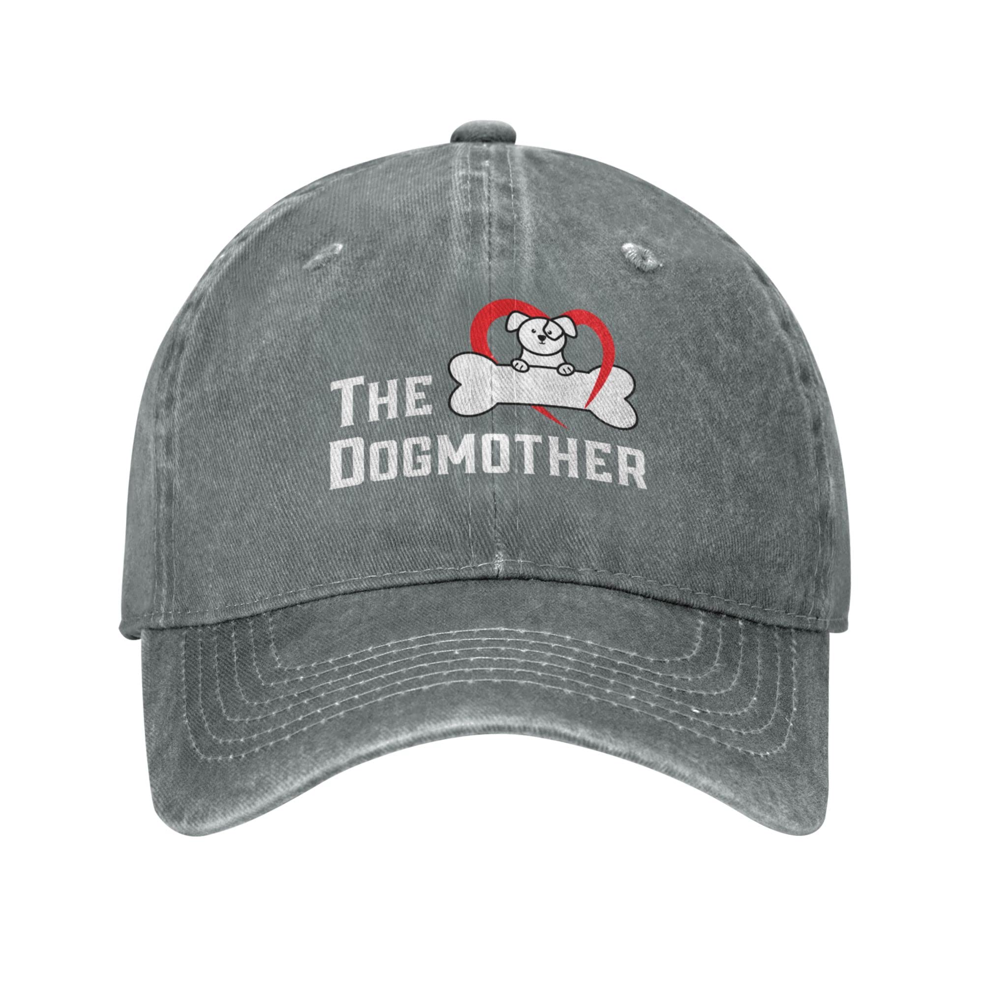 Fwjzdsp Unisex Gray The Dog Mother Hat, Dog Lover Gifts For Women, Mother's Day Best Dog Mom Hat Baseball Cap Vintage Shit Show Caps