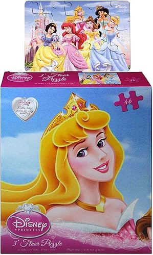 Disney Princess - Rompecabezas de suelo (46 piezas, 3 pies, varios estilos)