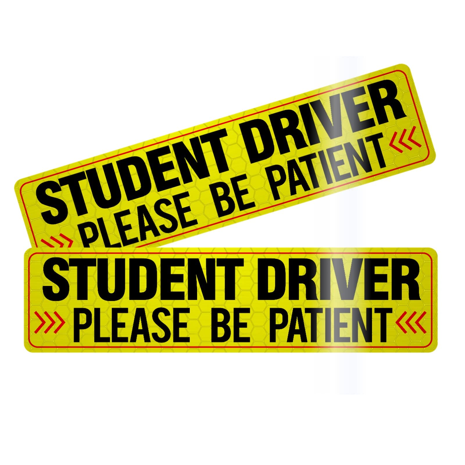 Student Driver Car Magnet,Student Driver Signs for Car,Reflective New Driver Magnet for Car,Flex Driver Student Driver Magnet for Car