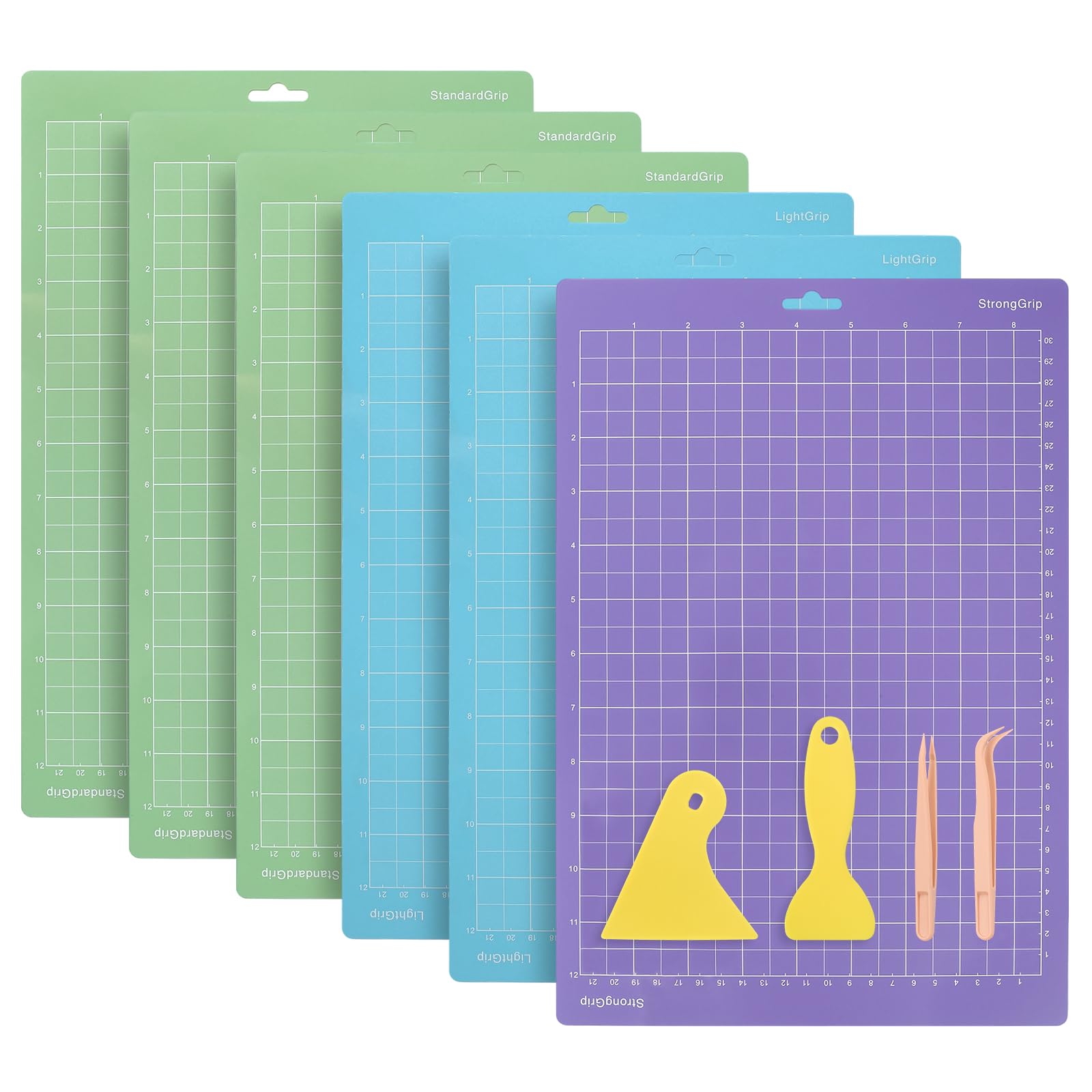 6 Pack Cutting Mats for Cricut Joy Xtra, 8.5x12 Inch Adhesive Cutting Mats