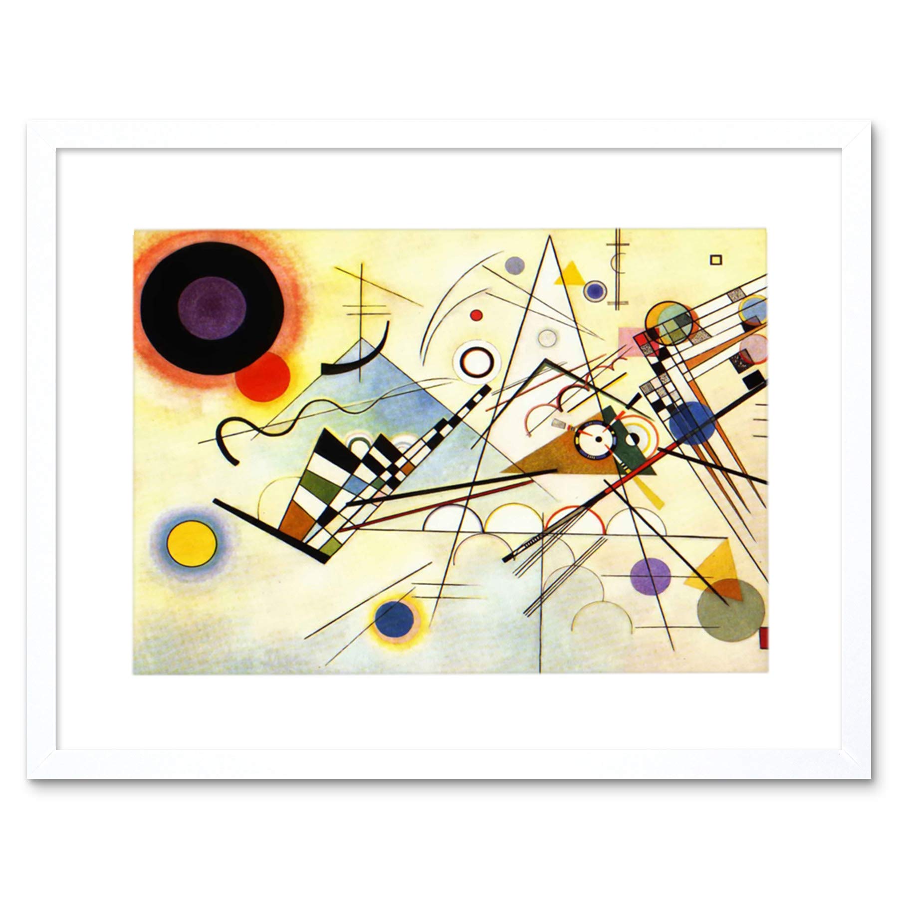 Wee Blue Coo Kandinsky Composition VIII Framed Wall Art Print