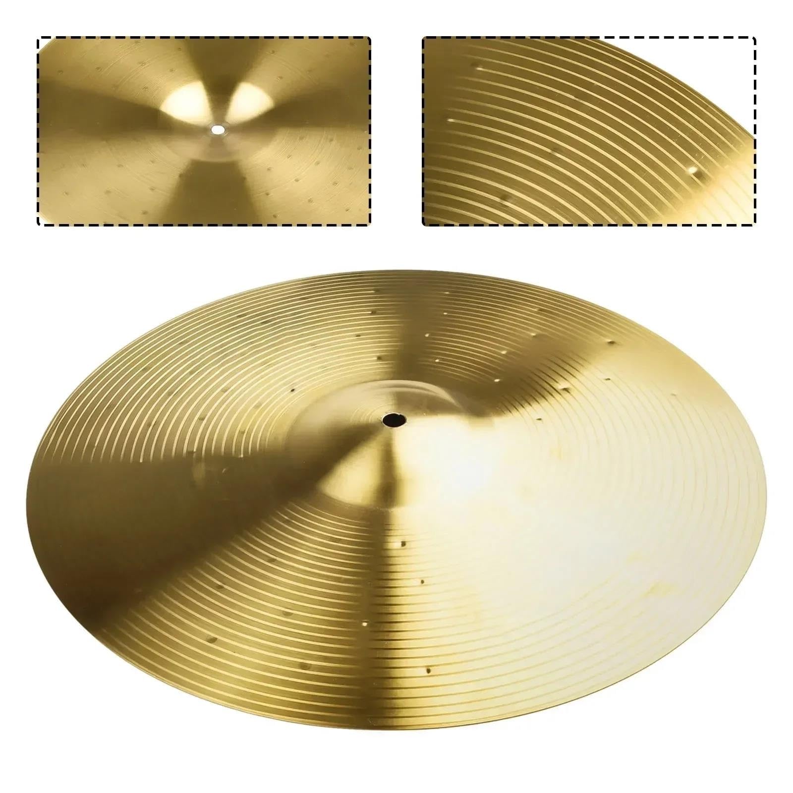 14-16 Zoll Trommel Messing Becken Percussion Splash Crash Hi-Hat Jazz Drum Becken Musical Instrument Teile Drum Set Becken(16)
