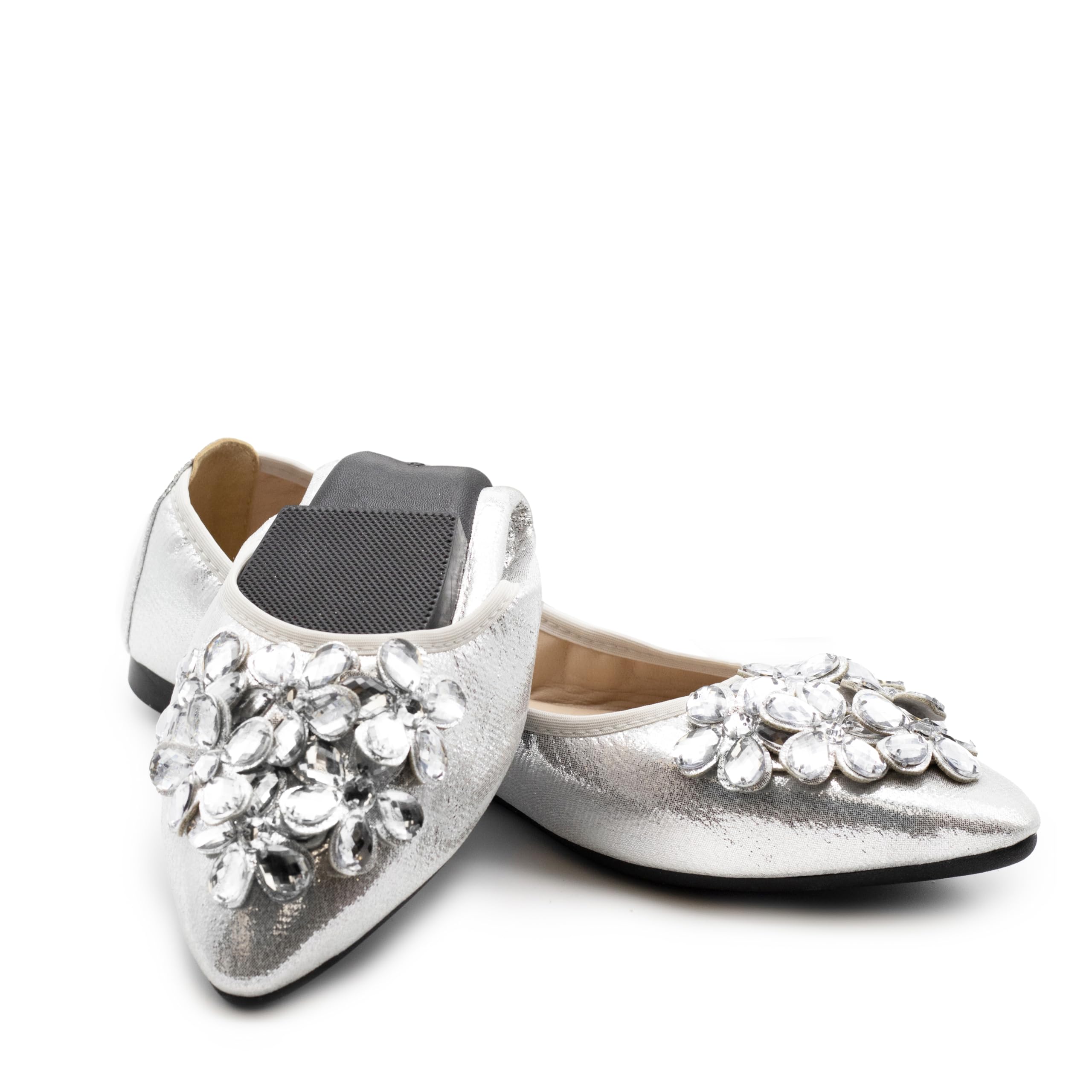 Silky Toes Foldable Flats for Women Dressy Ballet Shoes for Purse