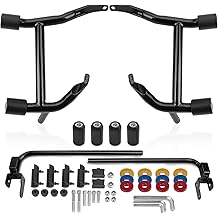 Saddlebag Guards Crash Bars Tip-Over Bar Rails Rear Saddlebag Support Bracket Protection Kit for Harley Touring Road King Street/Road/Electra Glide Ultra Classic Ultra Limited 2014-2025