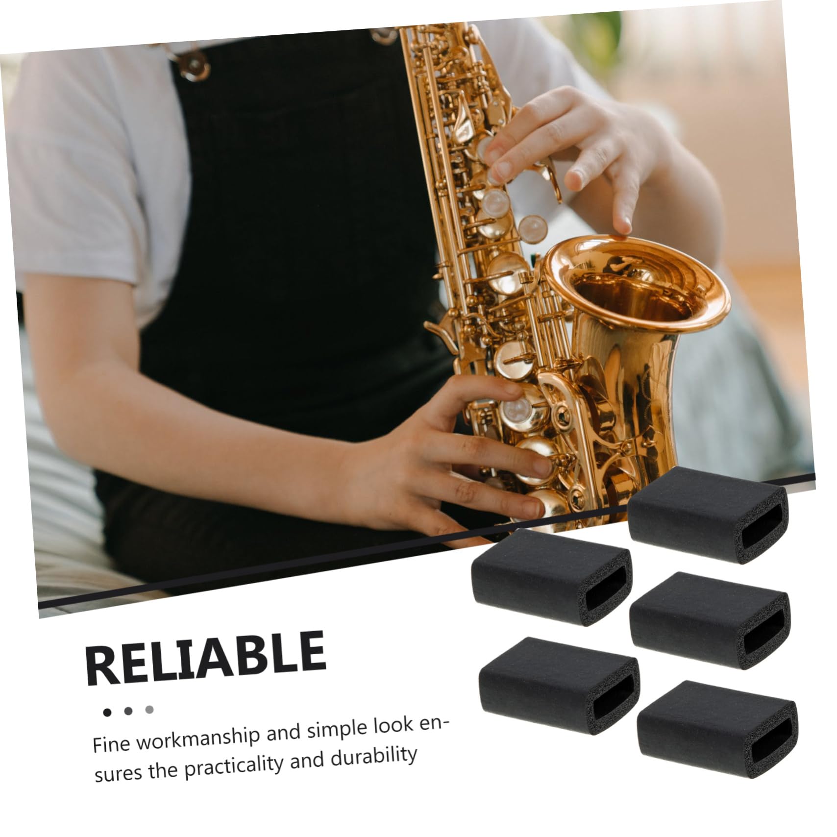 VICASKY 25stücke Saxophon Fingerunterstützung Daumenauflagen Für Besseren Spielkomfort Praktisches Zubehör Für Saxophonisten Stabil Langlebig Und Bequem