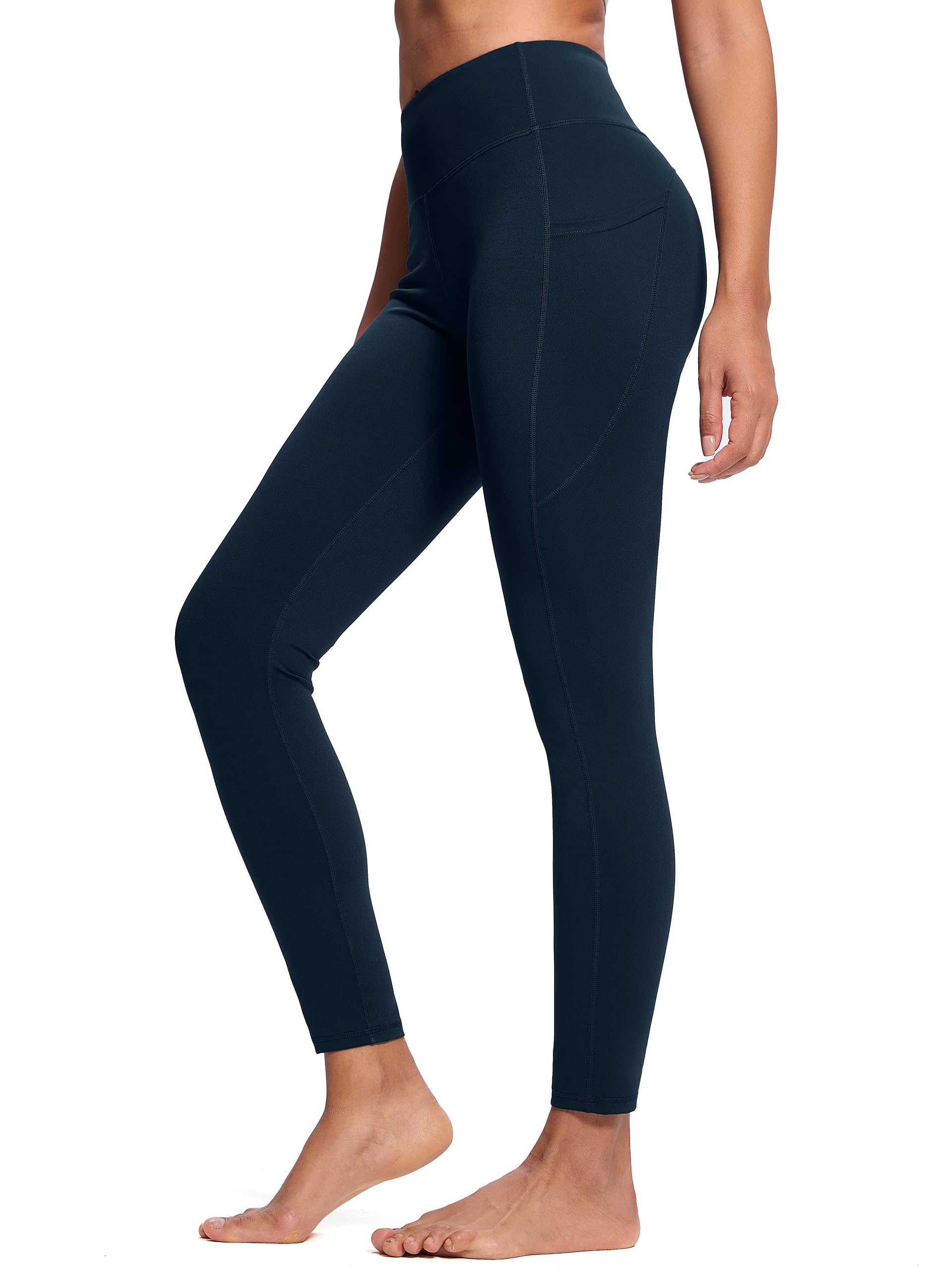 SEVEGO Tall Women's 30"/32"/34"/36" Yoga Leggings High Waist Workout Activewear Pants with Pockets