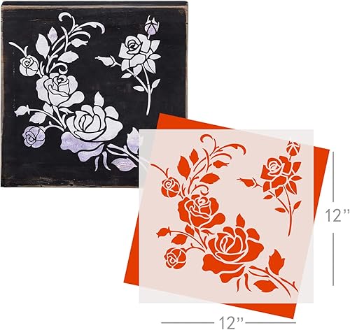 Vista 27 de GSS Designs - Plantillas grandes de flores de magnolia de 12 x 16 pulgadas, plantillas de flores de magnolia para pintar sobre lienzo de madera