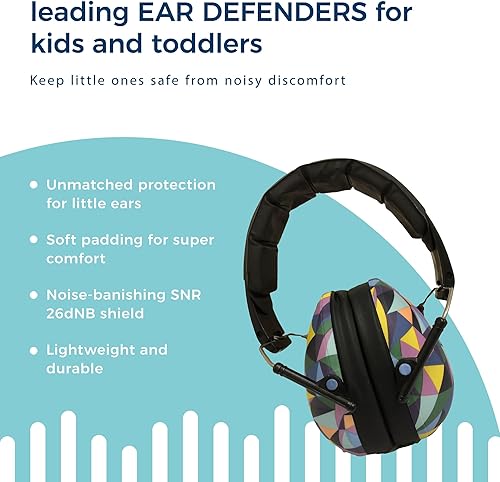 Miniatura 103 de Baby Banz - Orejeras para niños de más de 2 años, clasificación de reducción de ruido, suaves y cómodas, protección auditiva para niños Azul marino