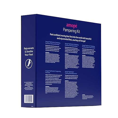 Miniatura 3 de Amopé Kit de mimo contiene exfoliante para pies de carbón, exfoliante de pies de árbol de té, exfoliante de pies con sal de Epsom, remojo