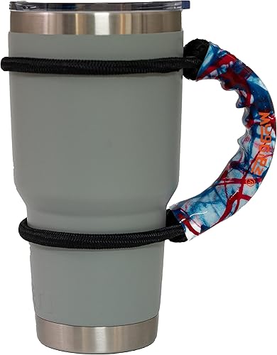 Mango universal para bebidas, América - Rojo y azul marino, el mango original de taza, calidad premium, resistente, tazas, tazas, botellas, latas,
