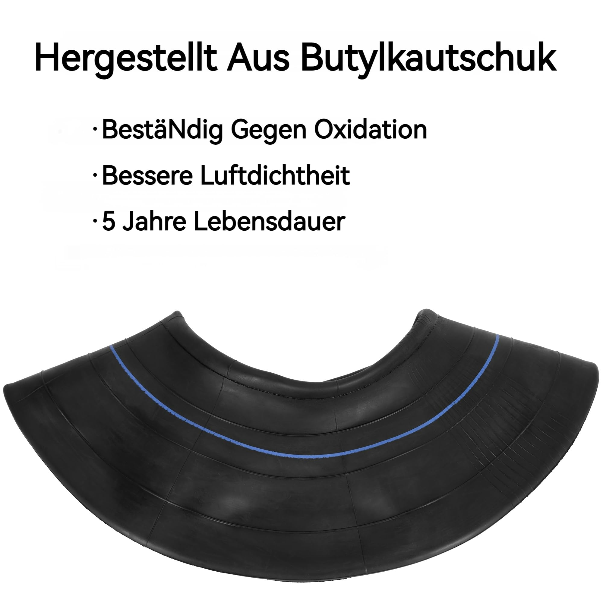 16x6.50-8 Innenschläuche,16x650-8 16x7.50-8 16x750-8 Reifenschlauch für Rasenmäher,Golfwagen,Schneefräse,Traktor,Schubkarre,ATV,Bodenfräsen,Schwerlastschlauch mit TR-13 Geraden Ventil 2 Stück