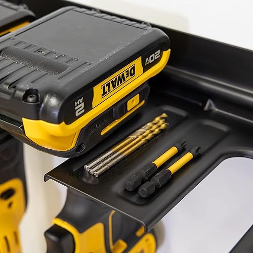 Miniatura 7 de StoreYourBoard Organizador de herramientas eléctricas, estante de almacenamiento para garaje de montaje en pared