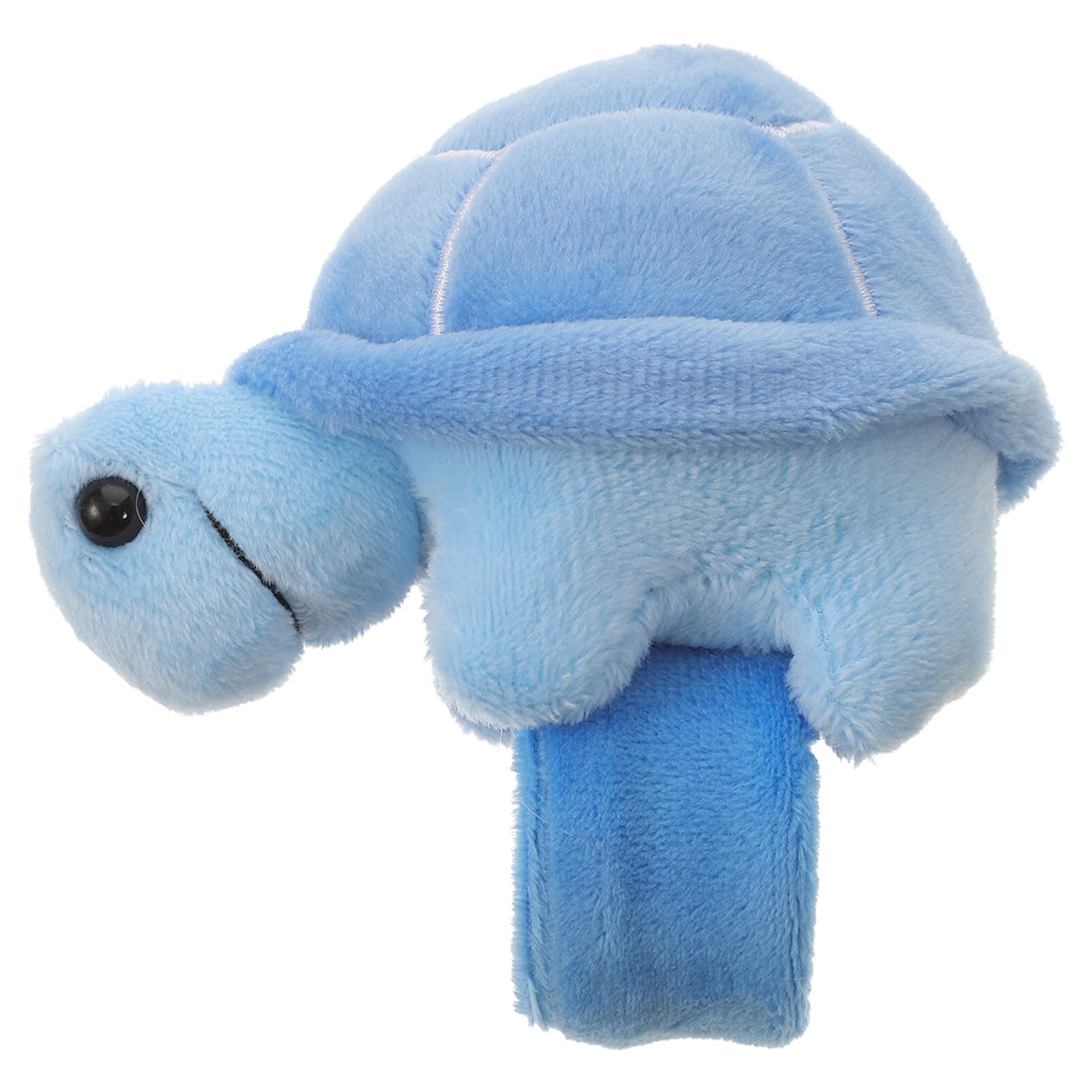 HOLIDYOYO Animals Slap Bracelet Turtle Snap Bands Plush Slap Wristband Stuffed Animal Slap Plush Hug Slap Wristband for Party Favors Supplies Sky-Blue