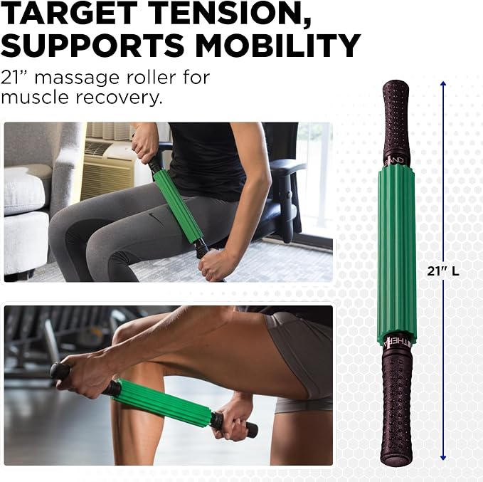 THERABAND Roller Massager Stick Standard para masaje muscular miniatura 2