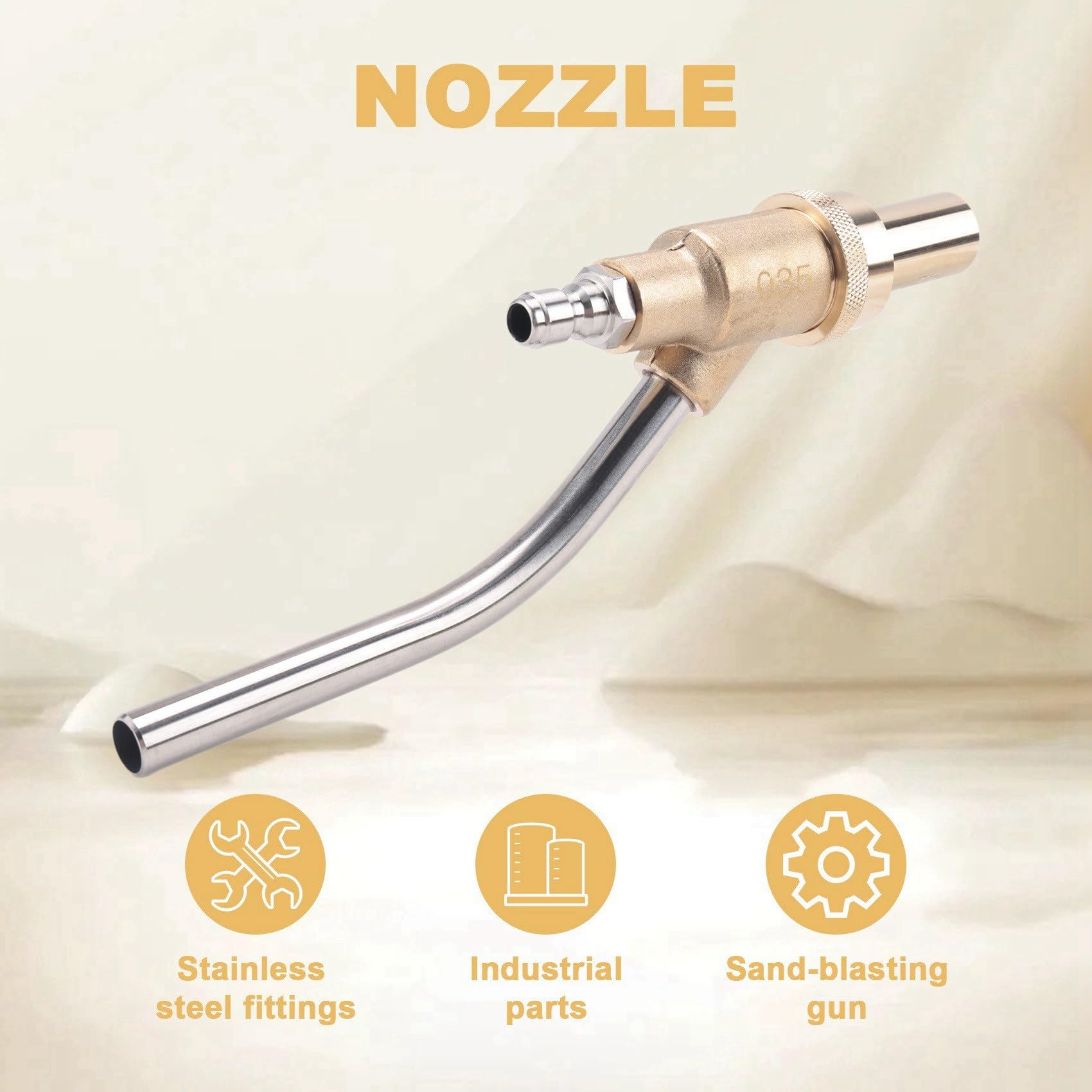 Ugello per Sabbiatura Industriale, Accessori per Sabbiatura Un Accessori-2Pz