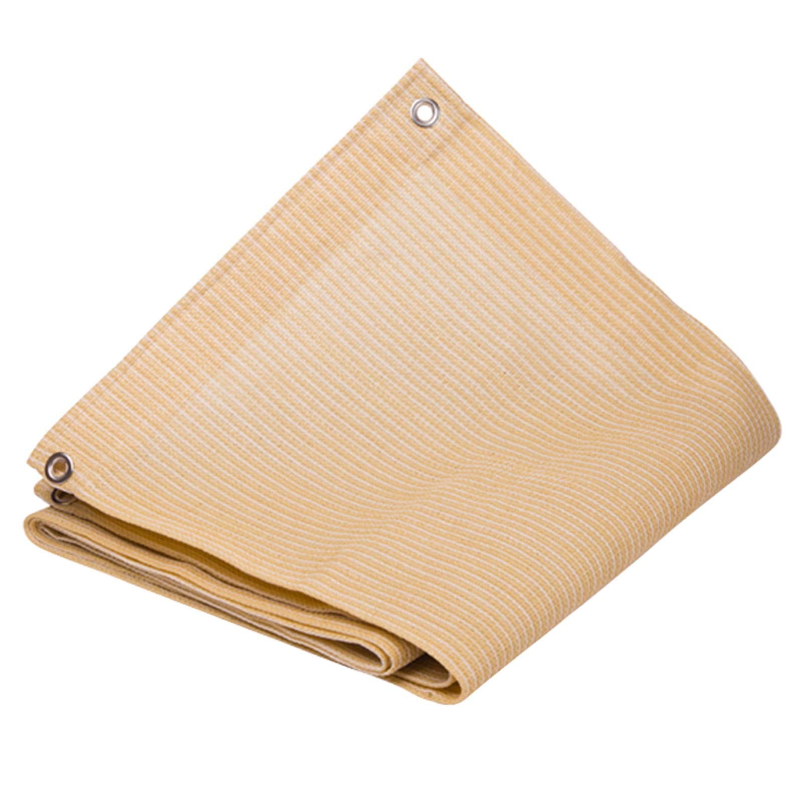 Red De Sombra Exterior 80-90% UV - Tela HDPE, 2x3m, Color Beige | Para Terraza, Balcón, Invernadero Y Pergola