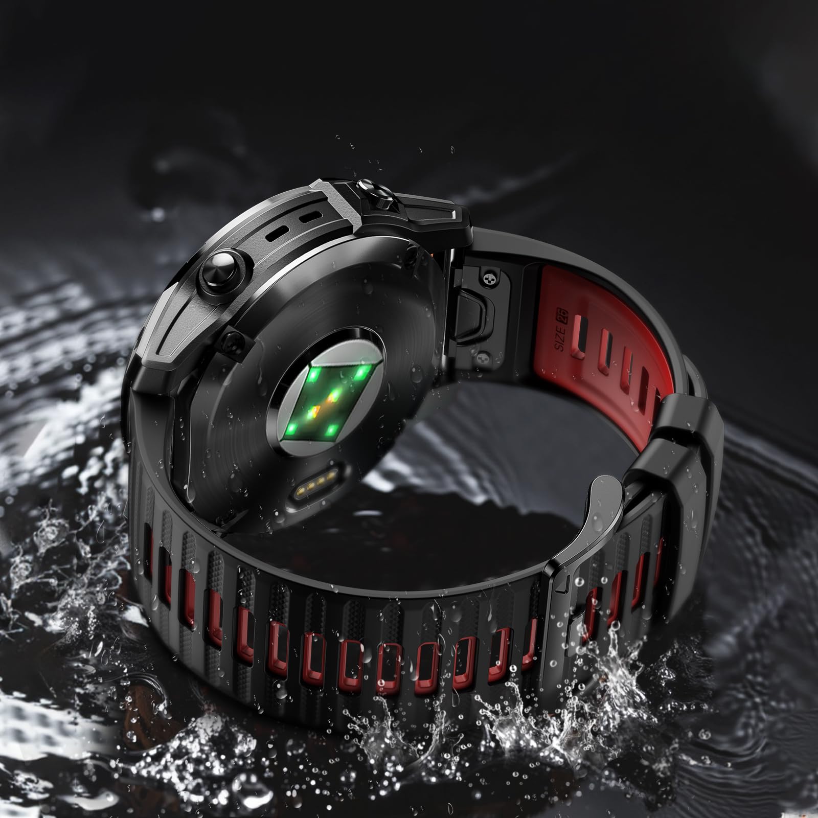 CINTURINO INF Cinturino in silicone per Garmin Fenix 7X 26mm Grigio
