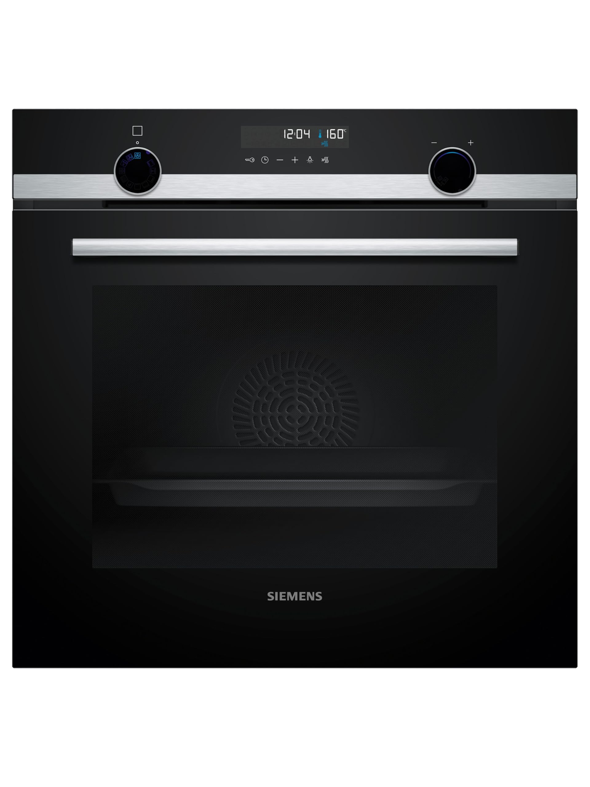 Siemens HB578GBS3, iQ500, Einbau-Backofen 60 x 60 cm, activeClean Pyrolyse Selbstreinigung, 3D Heißluft, Schnellaufheizung, cookControl30 Automatikprogramme, softMove, Edelstahl
