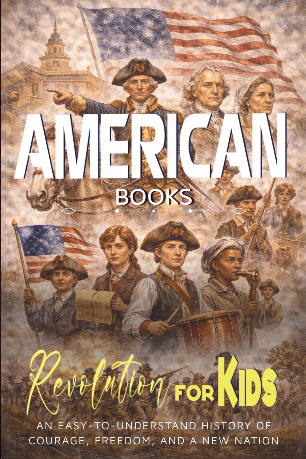 American Revolution For Kids: An Easy-to-Understand History of Courage, Freedom, and a New Nation