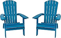 Vista 24 de Flash Furniture Charlestown – Silla plegable Adirondack de poliresina para interiores o exteriores, resistente a la intemperie, color negro