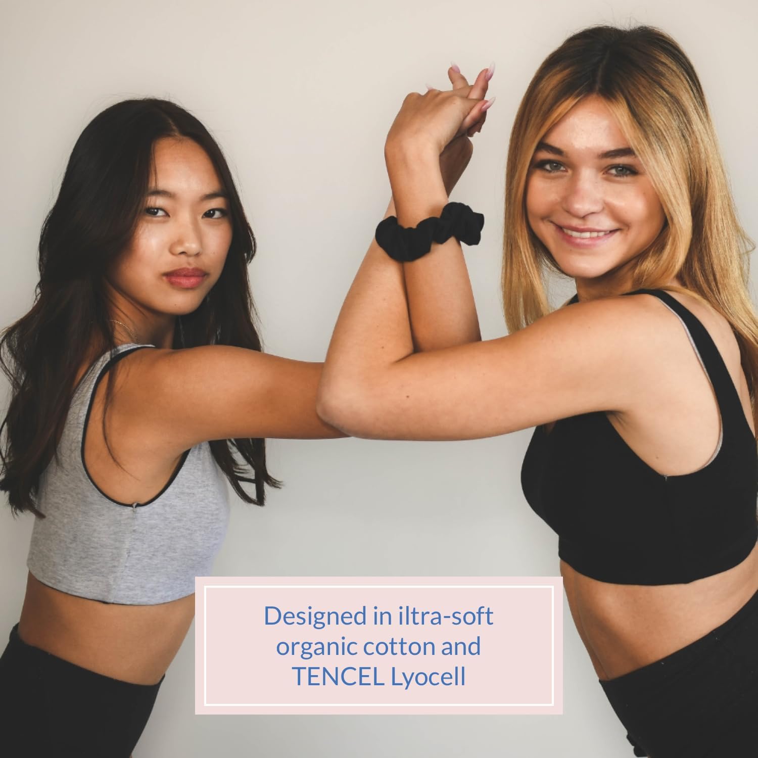 Bleuet Aster Tank Bra – Organic Cotton Reversible First Bra for Tweens & Teens | Seamless, Ultra Soft, Wide Band, Tag-Free - Image 6