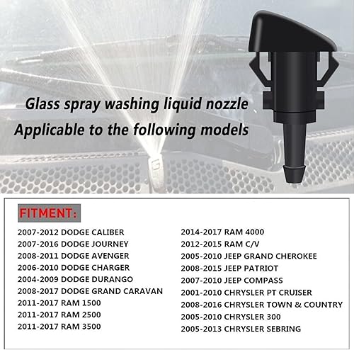 Miniatura 7 de Kit de manguera de 11 boquillas para lavaparabrisas, manguera de líquido de lavadora 4M, 6 conectores de manguera, boquilla rociadora