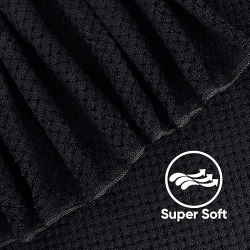 Miniatura 2 de HOMEXCEL Juego de 2 toallas de baño (27 x 54 pulgadas), microfibra ultra suave, altamente absorbente, toallas ligeras y de secado rápido para