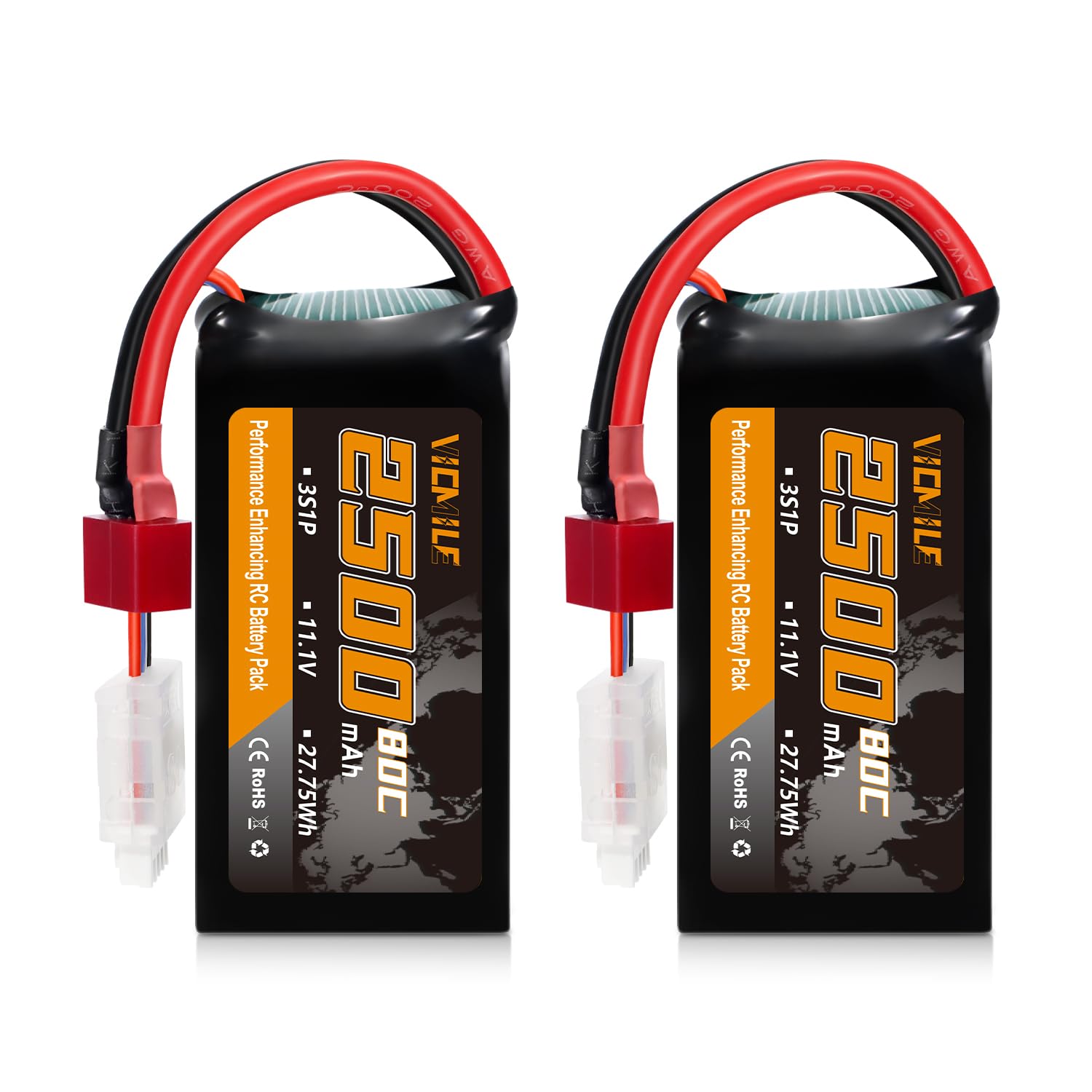 high c rate lipo battery Amazon.com: VICMILE 3S Lipo Battery 2500mAh 11.1V 80C High Discharge Rate  Shorty Pack RC Batteries with Dean-Style T Fit for RC Airplane FPV  Quadcopter Helicopter Drone and Racing RC Hobby Models High