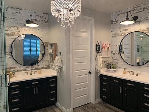 Miniatura 10 de Toallero de mano con anillo de toalla cromado, para baño, montado en la pared, soporte cuadrado para toallas de baño, latón, serie Leo 077050-CR