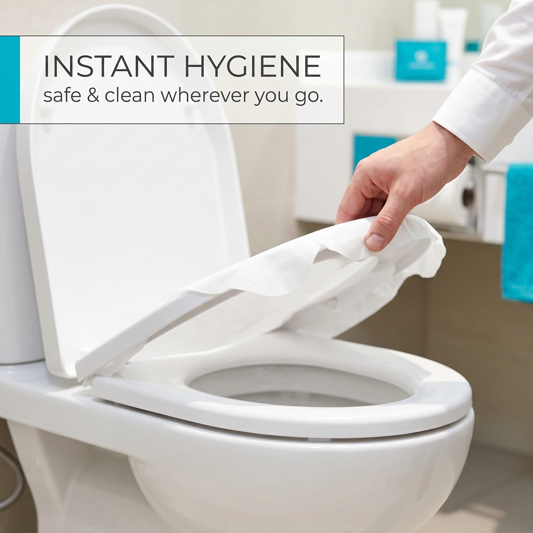 Copriwater Usa E Getta 40 Pezzi Coprisedili Wc Bianchi Biodegradabili Protezione Igienica Per Viaggi E Bagni Pubblici