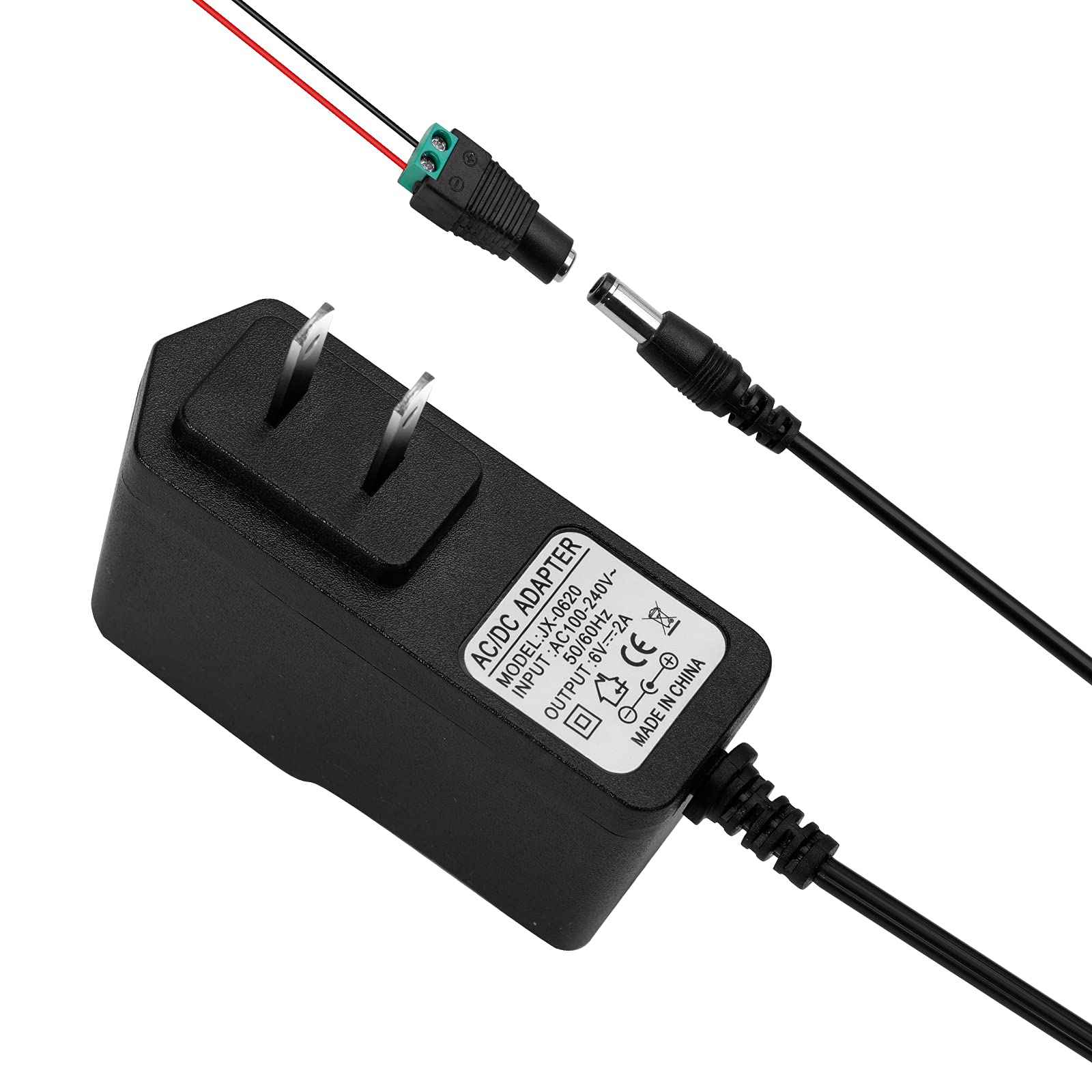 Buy TTODDE AC/DC Adapter 6V 2A 1.5A 1A 0.5A Adapter Power Supply 6V ...