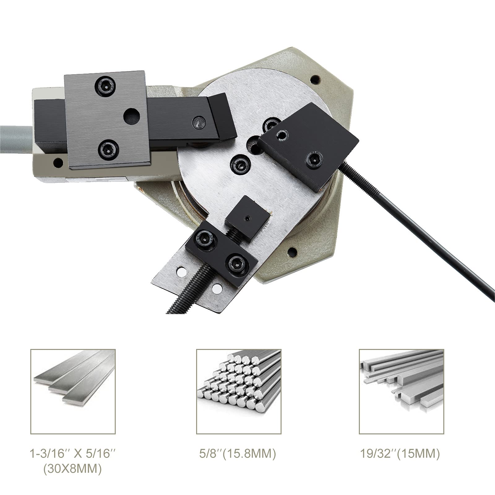 VEVOR SBG40 Metal Scroll Bender HighHardened Steel Scroll Bender